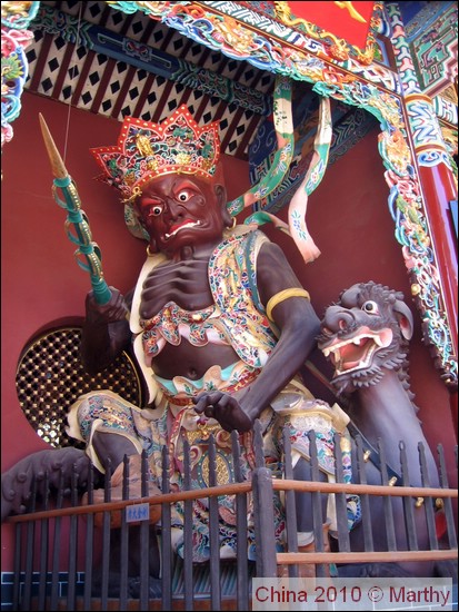 Kunming - wachter Huating Si tempel
